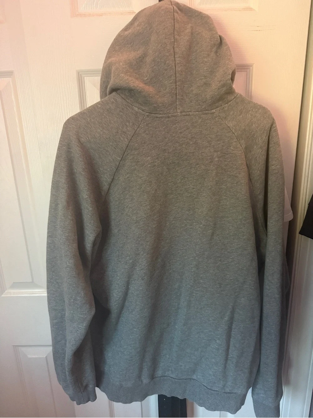Under Armour Heather Gray Pullover Hoodie with Logo - Picture 2 of 3